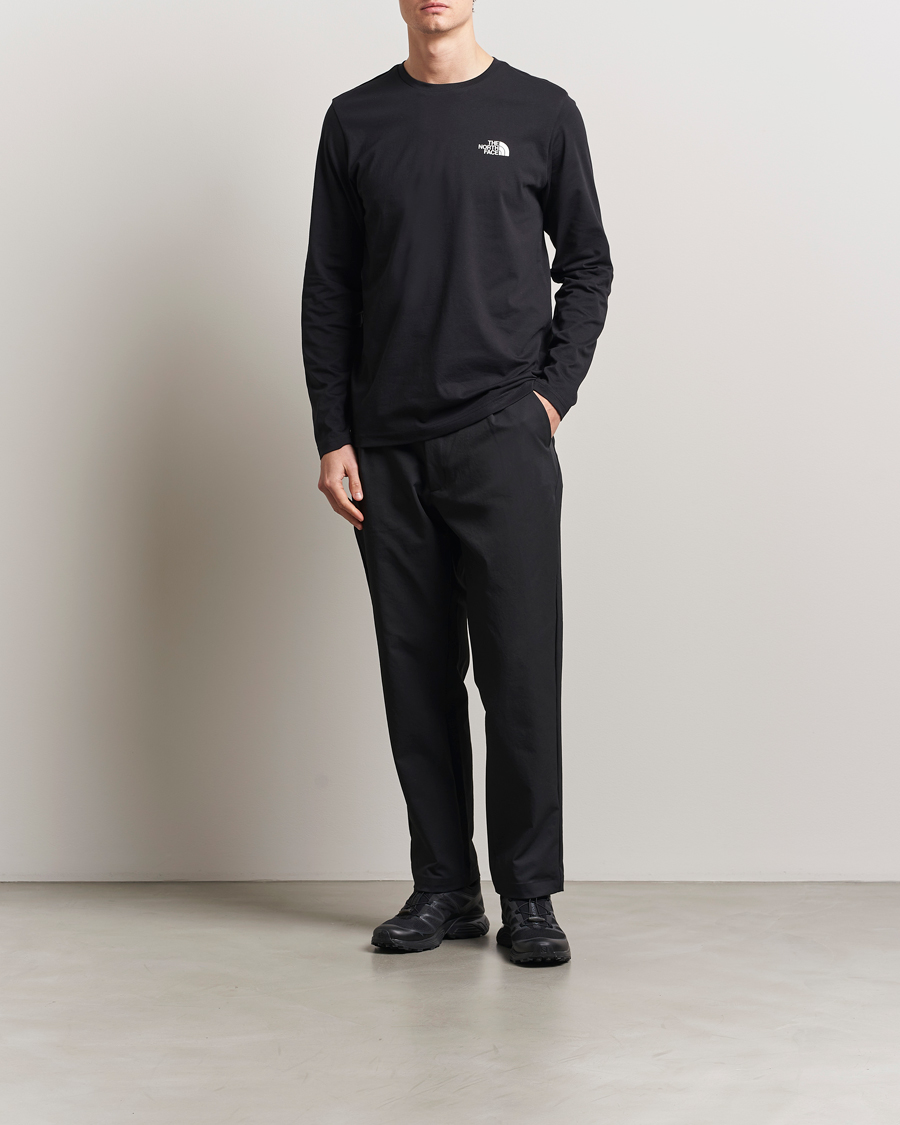 Hombres | Camisetas | The North Face | Simple Dome Long Sleeve T-Shirt Black