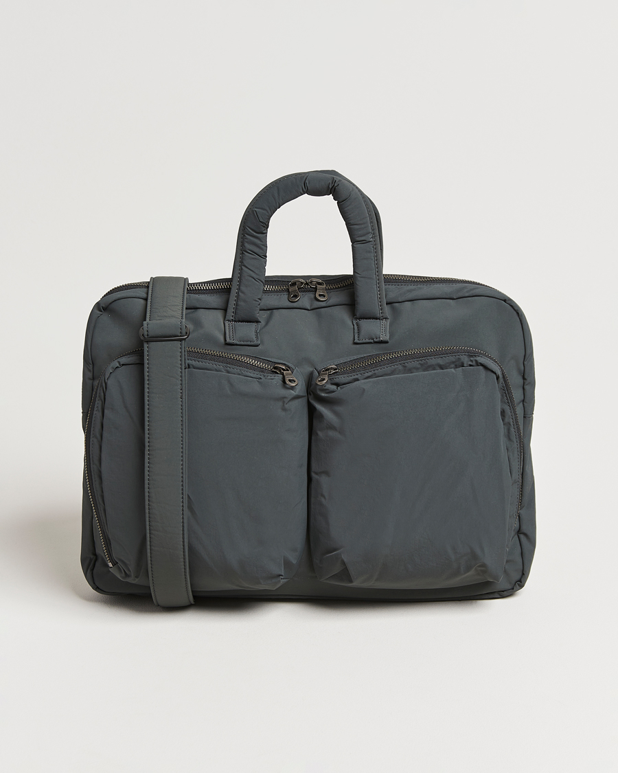 Hombres | mazi untitled AM Case 03 Nylon Briefcase Grey | mazi untitled | AM Case 03 Nylon Briefcase Grey