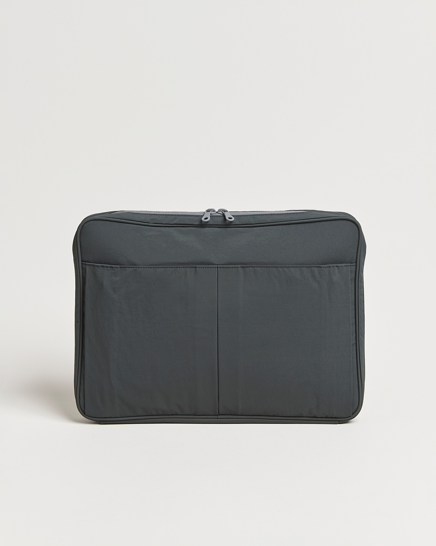 Hombres | mazi untitled Nylon Laptop Pouch 16 Inch Grey | mazi untitled | Nylon Laptop Pouch 16 Inch Grey