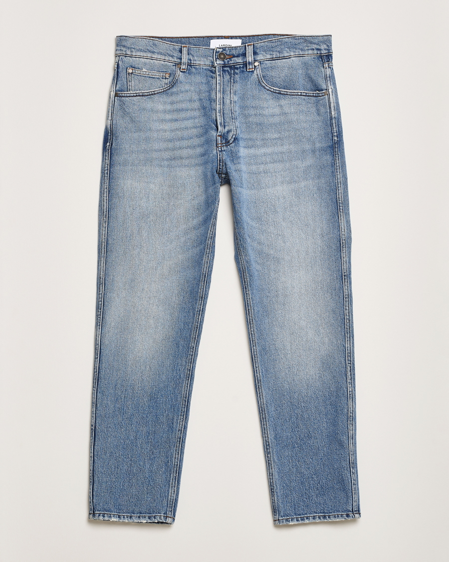 Hombres | Vaqueros | Lardini | Tapered Washed Jeans Blue