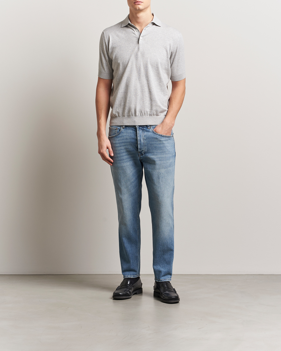 Hombres | Vaqueros | Lardini | Tapered Washed Jeans Blue