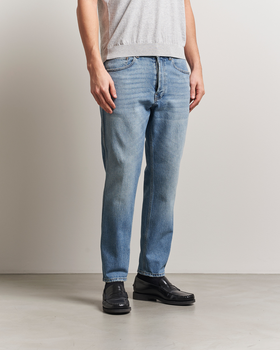 Hombres | Vaqueros | Lardini | Tapered Washed Jeans Blue