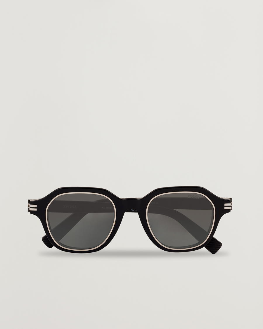 Hombres | Gafas de sol | Zegna | EZ0250 Sunglasses Black