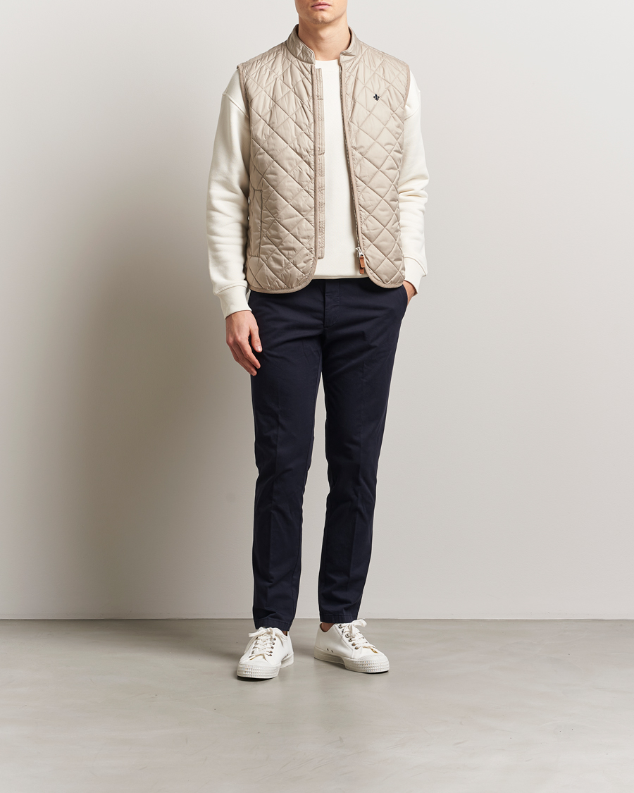 Hombres | Chalecos | Morris | Teddy Quilted Vest Khaki