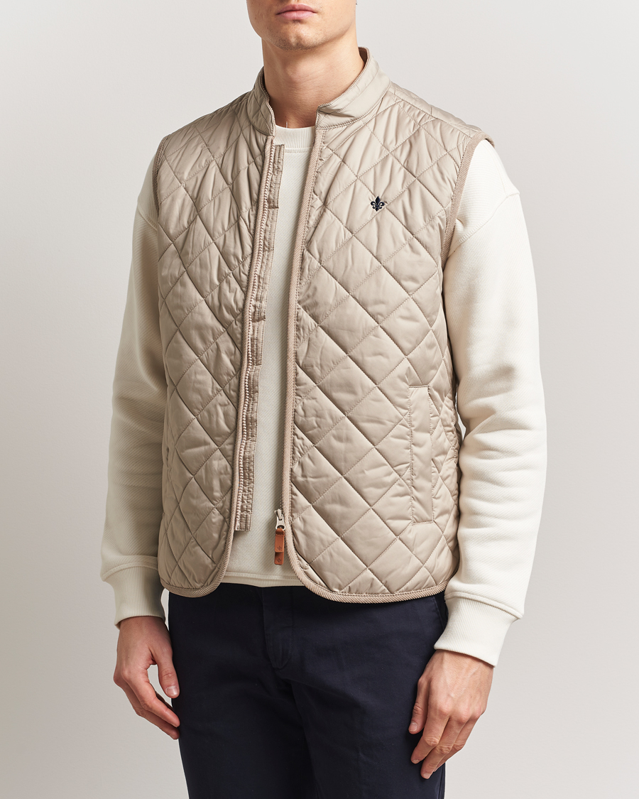 Hombres | Abrigos y chaquetas | Morris | Teddy Quilted Vest Khaki