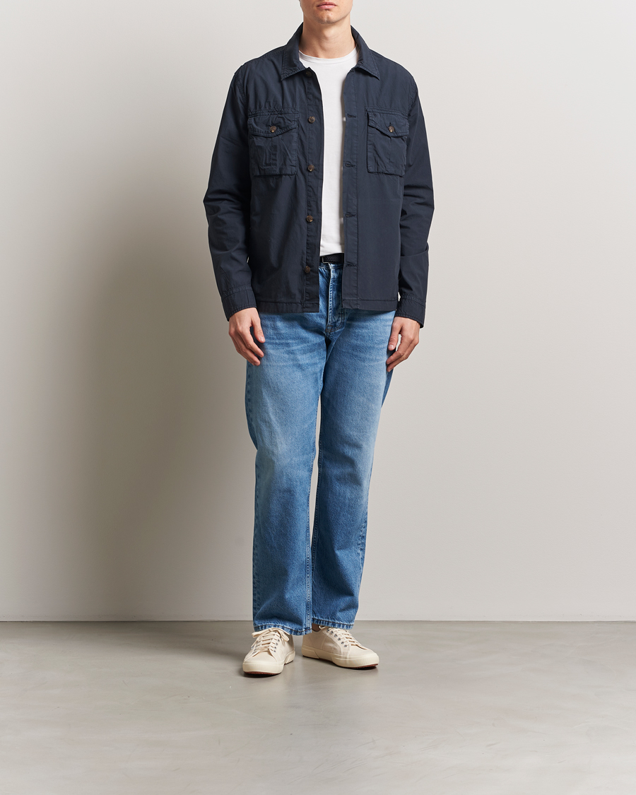 Hombres | Camisas | Morris | Harrison Shirt Jacket Navy