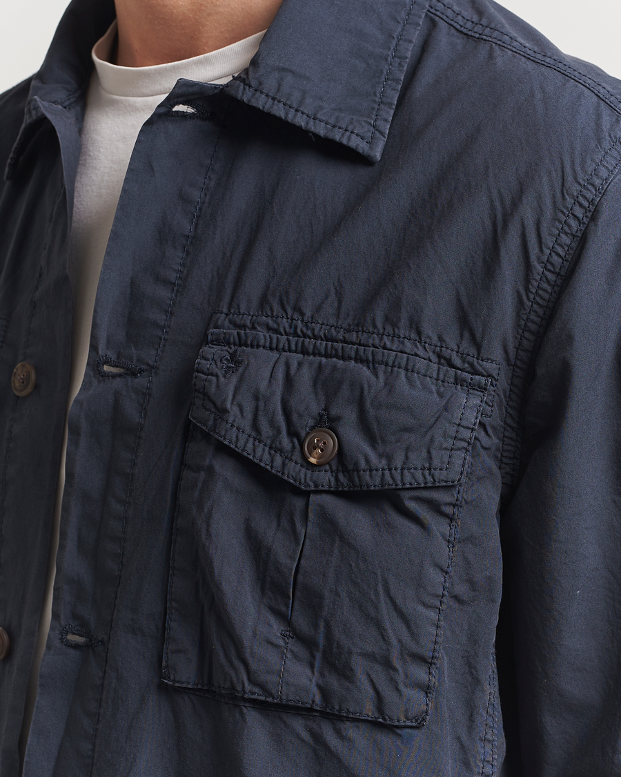 Hombres | Camisas | Morris | Harrison Shirt Jacket Navy