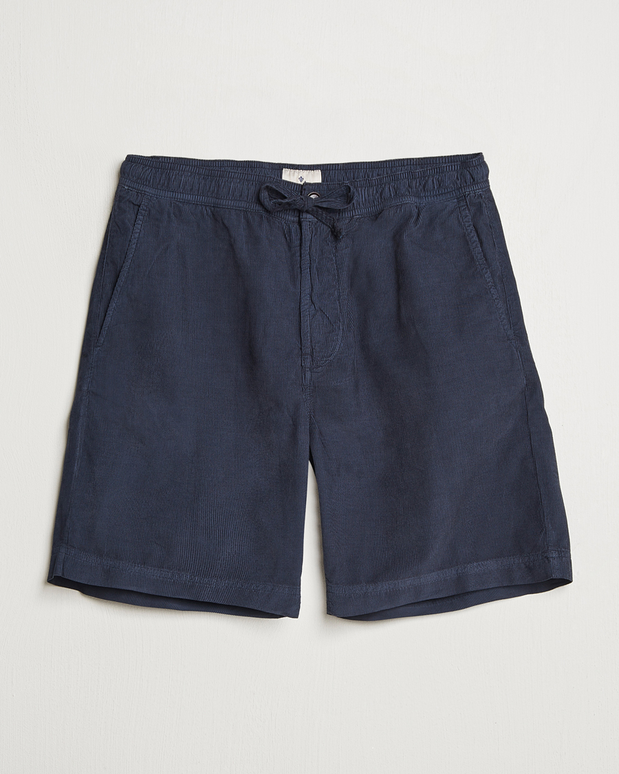 Hombres | Pantalones cortos | Morris | Fenix Corduroy Shorts Blue