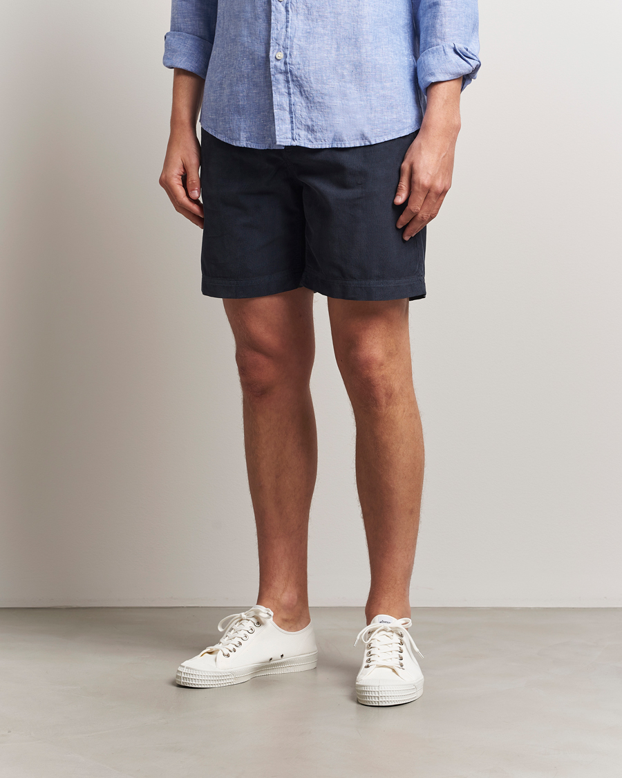 Hombres | Pantalones cortos | Morris | Fenix Corduroy Shorts Blue