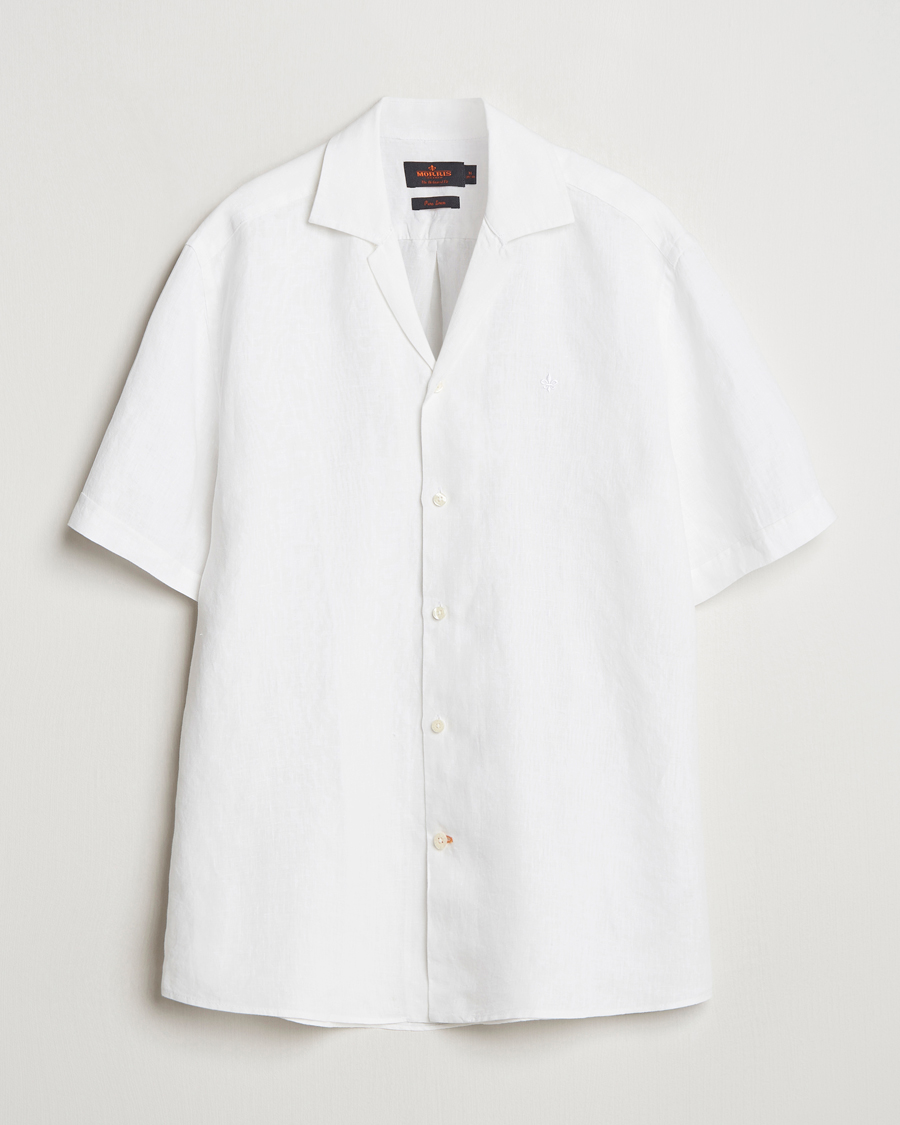 Hombres | Camisas | Morris | Resort Linen Shirt White
