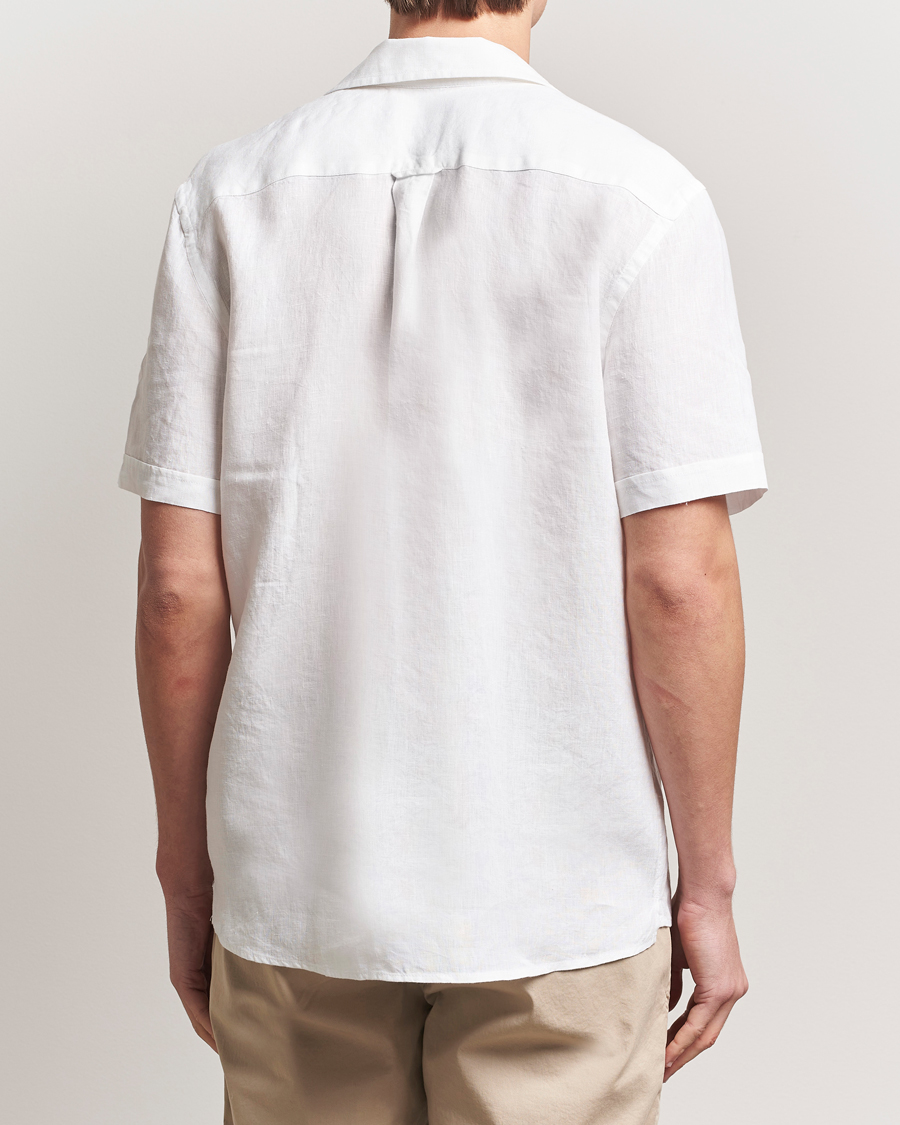 Hombres | Camisas | Morris | Resort Linen Shirt White