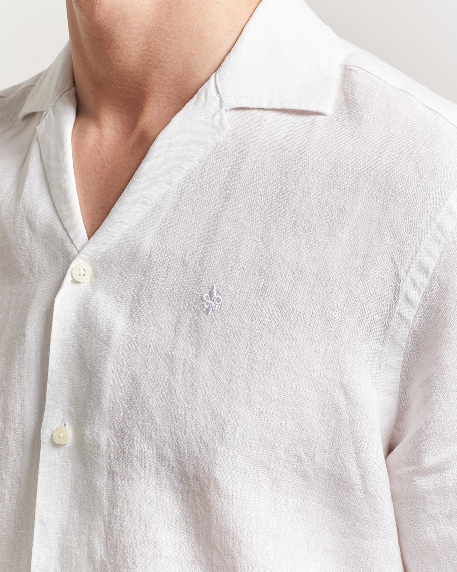 Hombres | Camisas | Morris | Resort Linen Shirt White