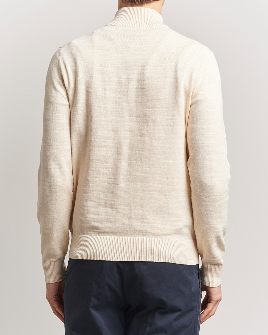 Hombres | Jerséis y prendas de punto | Morris | Randall Half Zip Off White