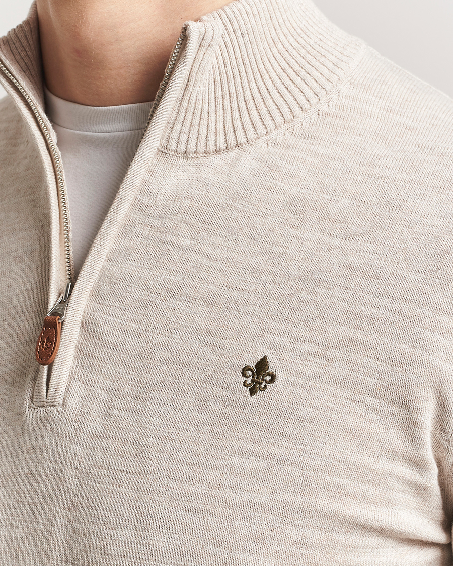 Hombres | Jerséis y prendas de punto | Morris | Randall Half Zip Khaki