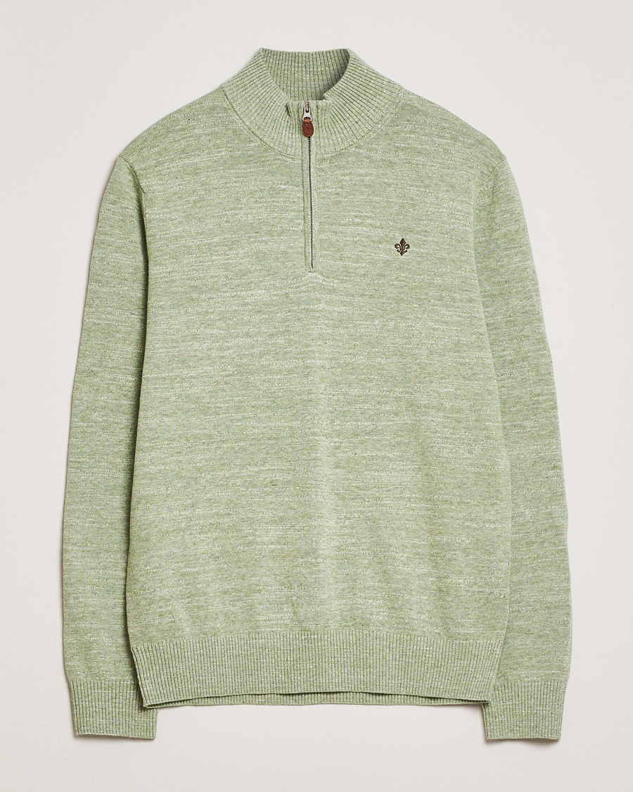Hombres | Jerséis y prendas de punto | Morris | Randall Half Zip Green