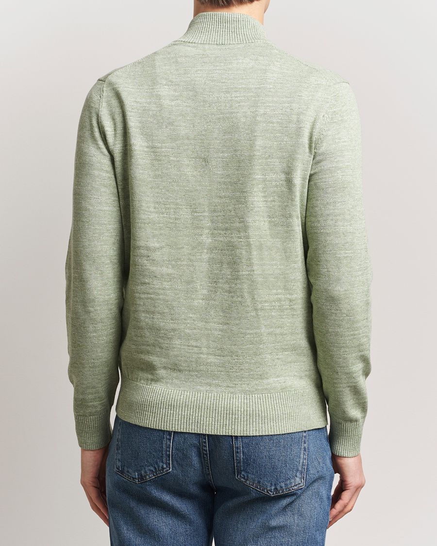 Hombres | Jerséis y prendas de punto | Morris | Randall Half Zip Green