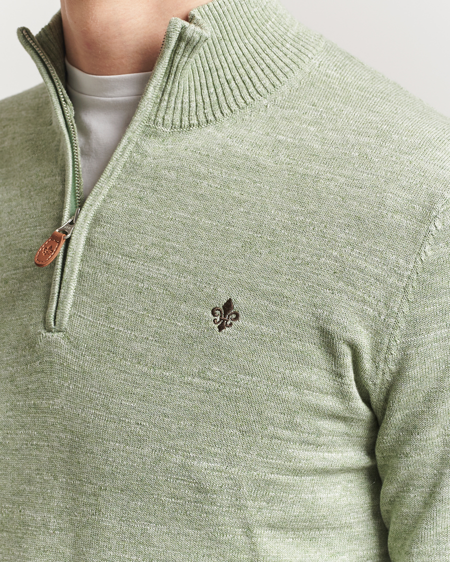 Hombres | Jerséis y prendas de punto | Morris | Randall Half Zip Green