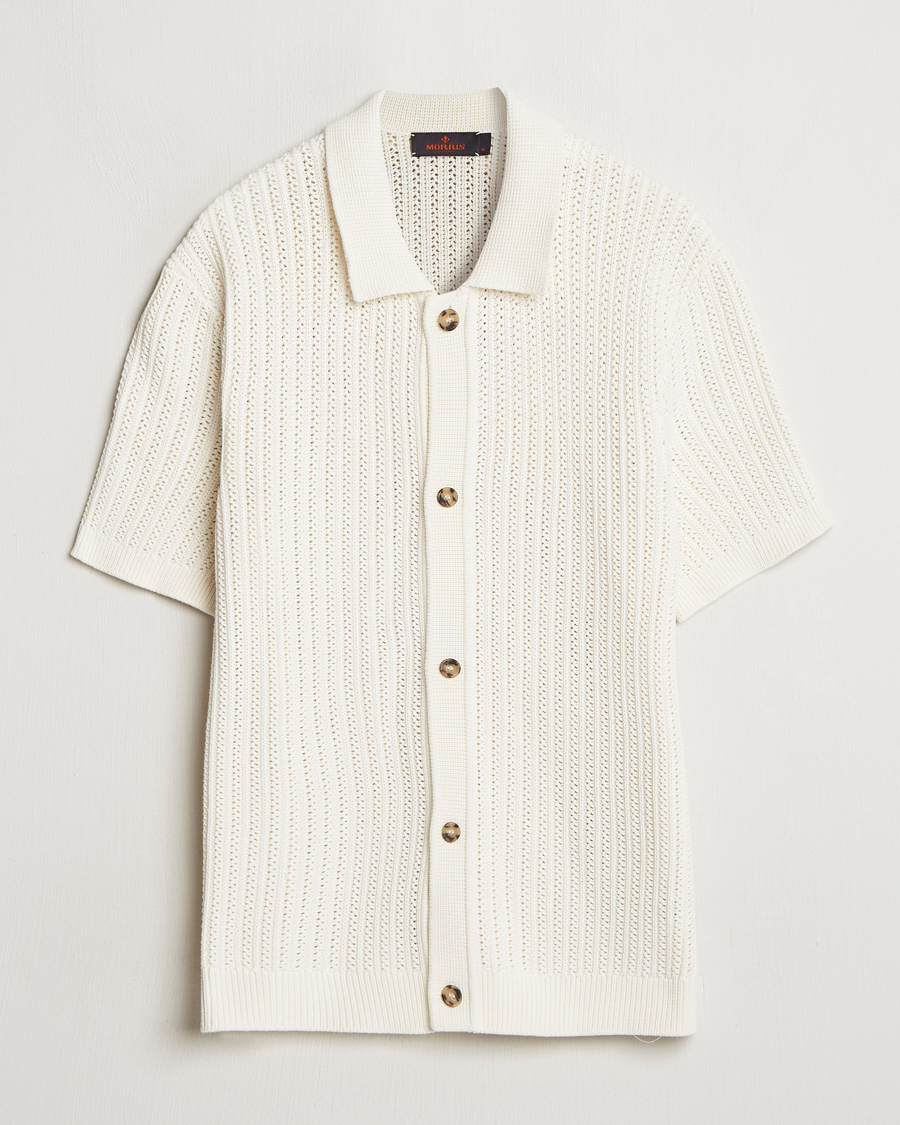Hombres | Camisas | Morris | Connors Short Sleeve Shirt Off White