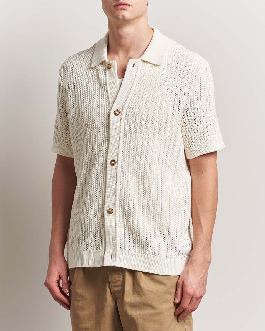 Hombres | Camisas | Morris | Connors Short Sleeve Shirt Off White