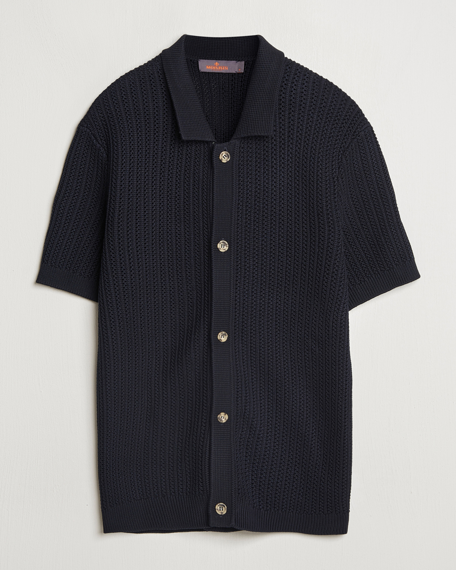 Hombres | Camisas | Morris | Connors Short Sleeve Shirt Old Blue