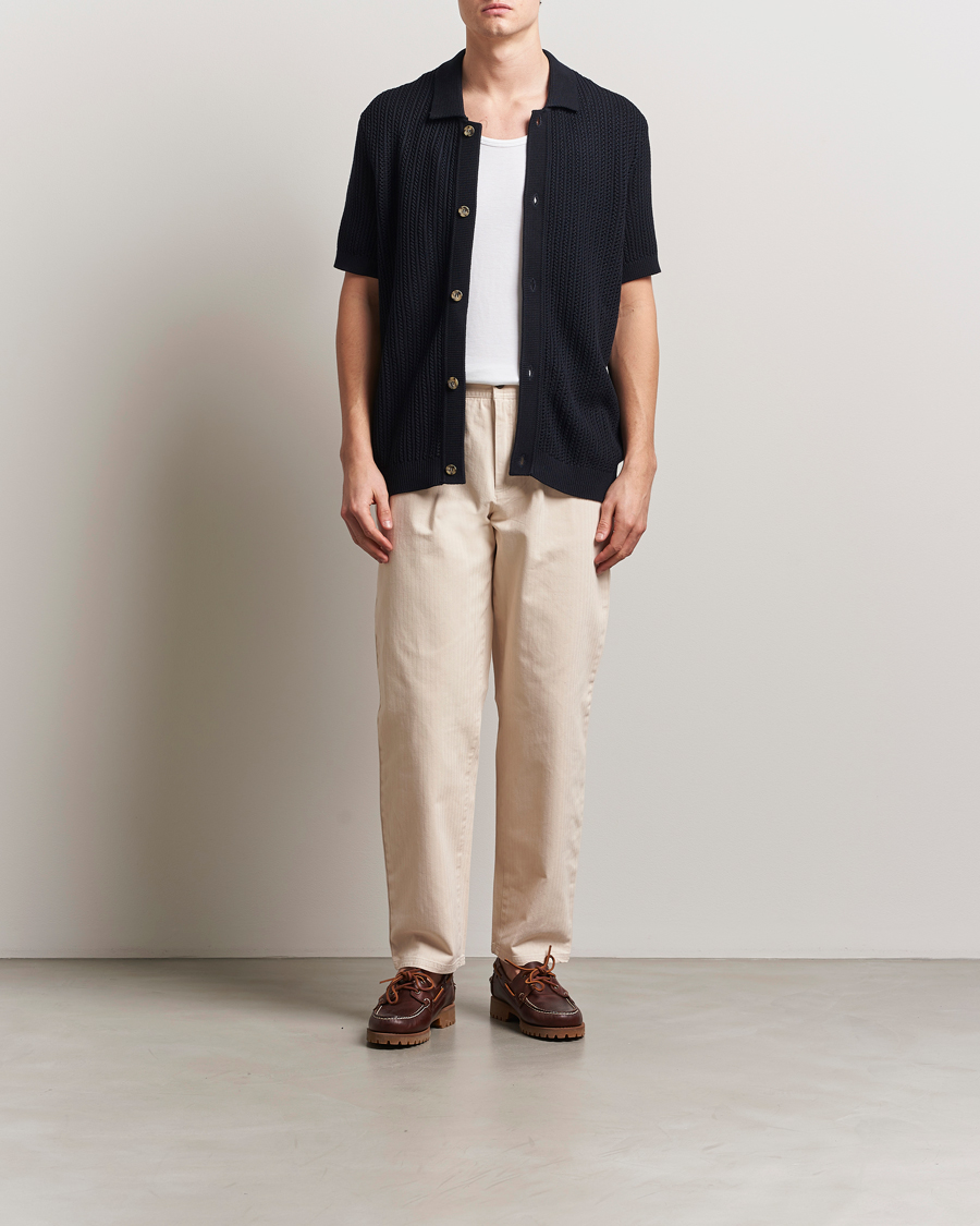 Hombres | Camisas | Morris | Connors Short Sleeve Shirt Old Blue