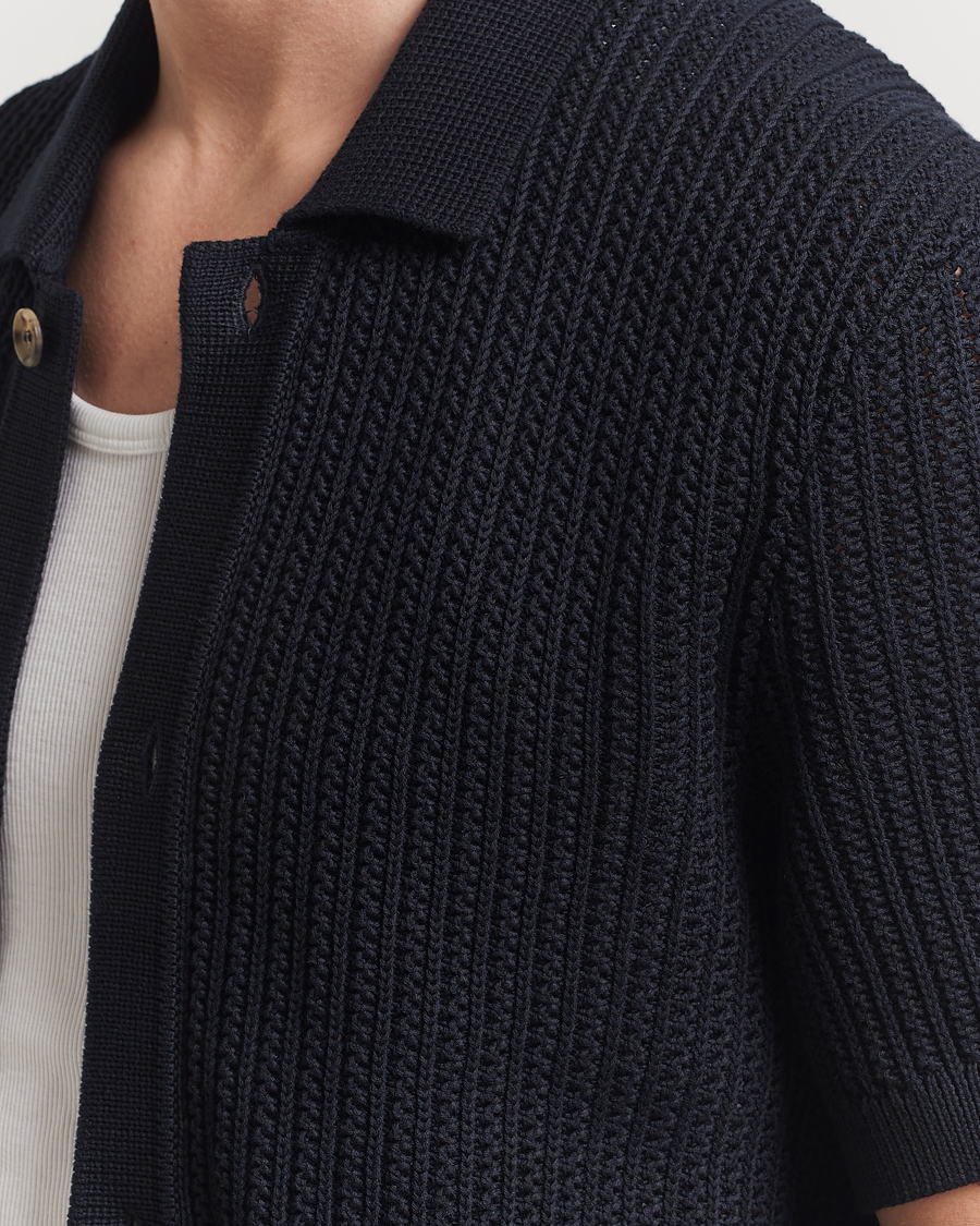 Hombres | Camisas | Morris | Connors Short Sleeve Shirt Old Blue