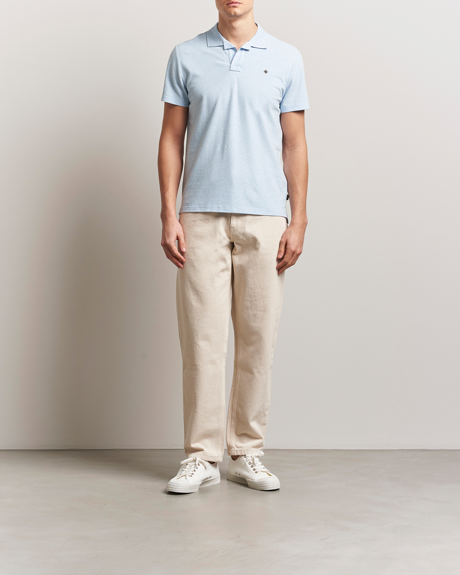 Hombres | Polos | Morris | Dylan Pique Shirt Light Blue