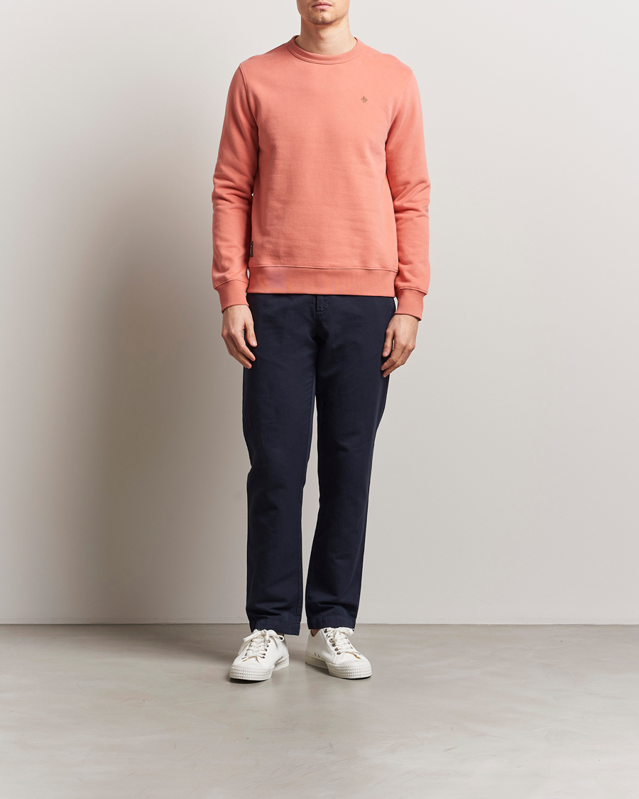 Hombres | Jerséis y prendas de punto | Morris | Brandon Lily Sweatshirt Orange