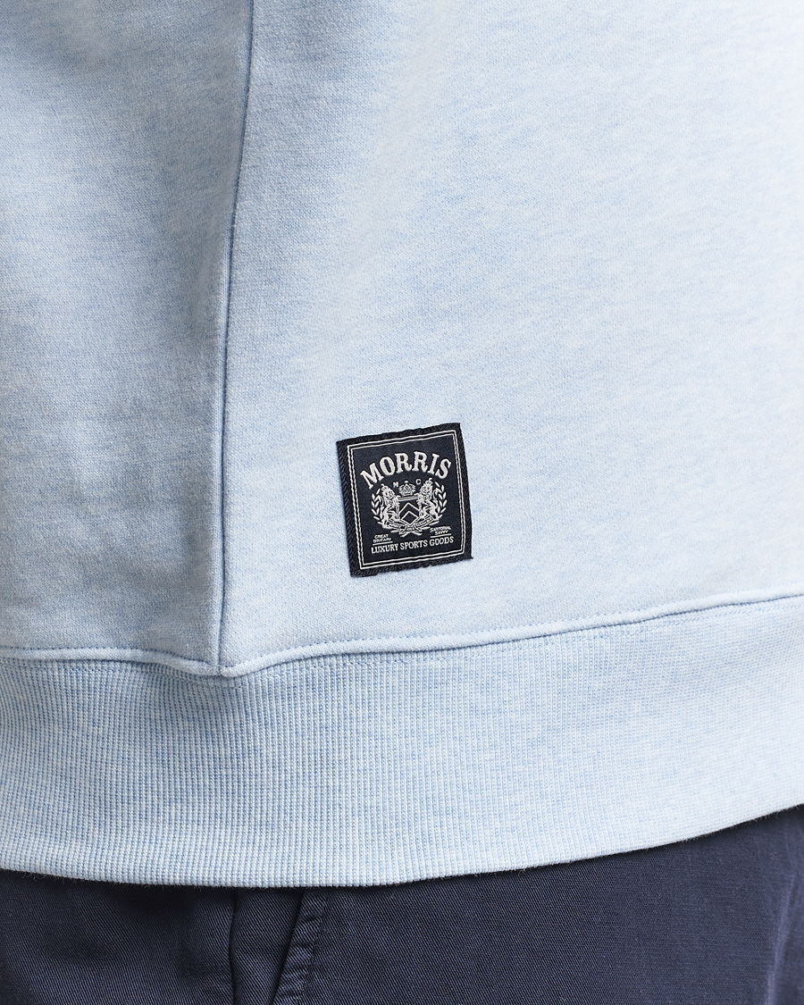 Hombres | Jerséis y prendas de punto | Morris | Brandon Lily Sweatshirt Light Blue