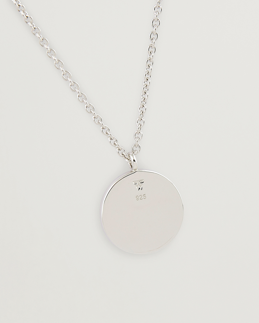 Hombres | Joyas | Tom Wood | Coin Pendand Necklace Silver