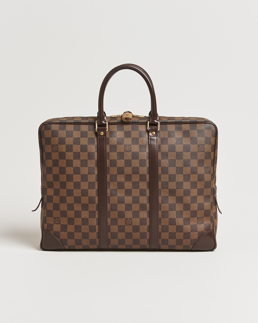 Hombres | Louis Vuitton Pre-Owned Porte Documents Voyage Briefcase | Louis Vuitton Pre-Owned | Porte Documents Voyage Briefcase