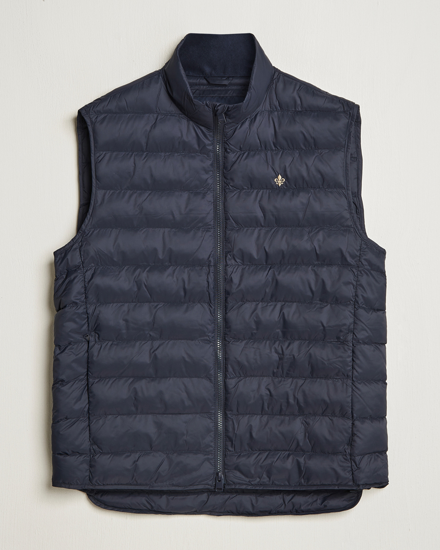 Hombres | Chalecos | Morris | Norfolk Liner Vest Navy