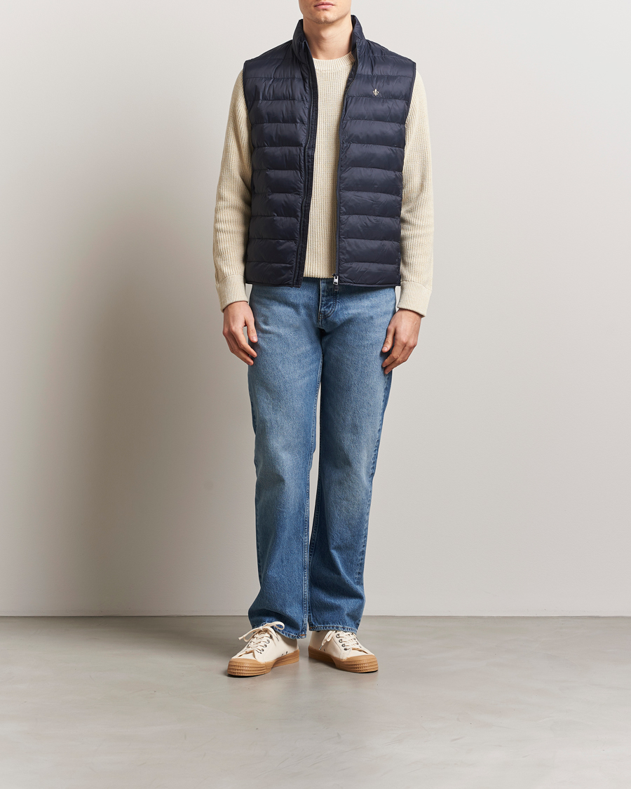 Hombres | Chalecos | Morris | Norfolk Liner Vest Navy