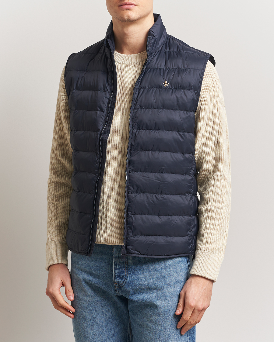 Hombres | Chalecos | Morris | Norfolk Liner Vest Navy