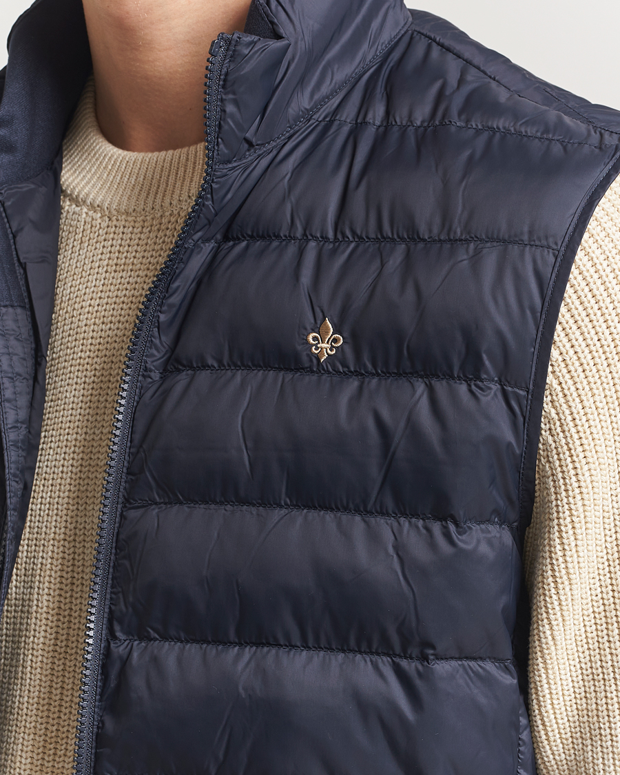 Hombres | Chalecos | Morris | Norfolk Liner Vest Navy