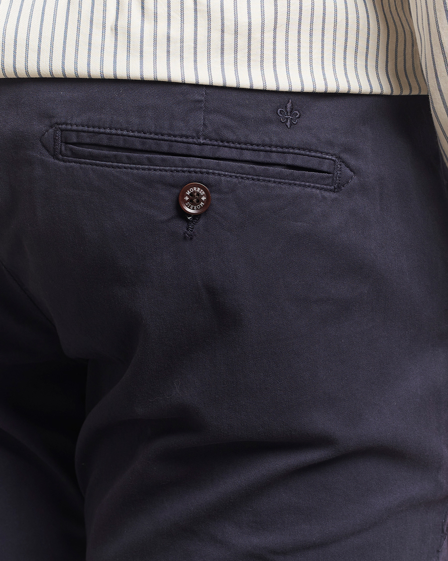 Hombres | Pantalones | Morris | Jeffrey Summer Chino Dark Blue
