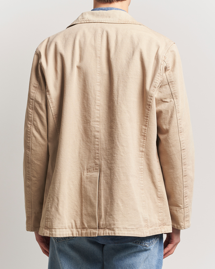 Hombres | Abrigos y chaquetas | Baracuta | Garment Dyed Canvas Peacoat British Khaki