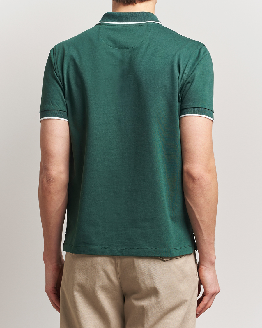 Hombres | Polos | Baracuta | Short Sleeve Cotton Jersey Polo Racing Green