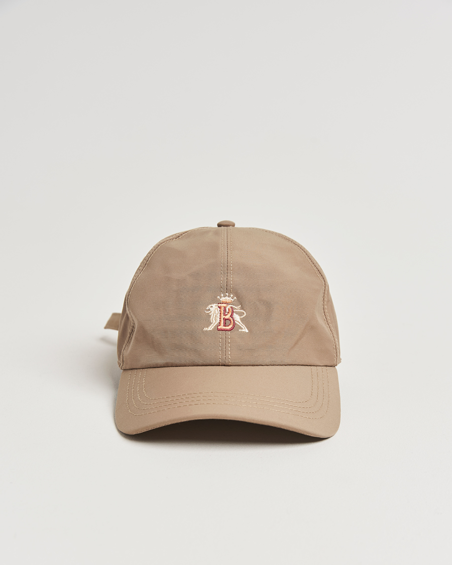 Hombres | Baracuta Baracuta Cloth Baseball Cap Tan | Baracuta | Cloth Baseball Cap Tan