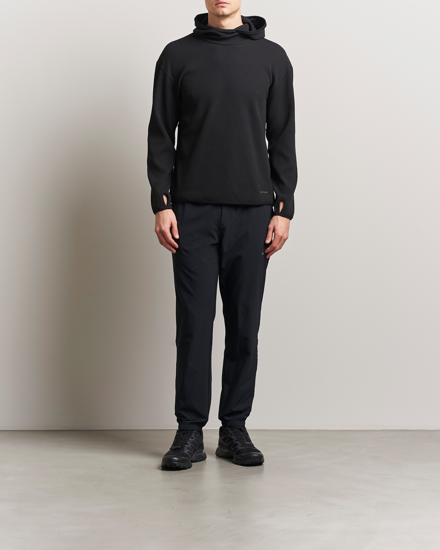 Hombres | Jerséis y prendas de punto | Snow Peak | Dry Waffle Hoodie Black