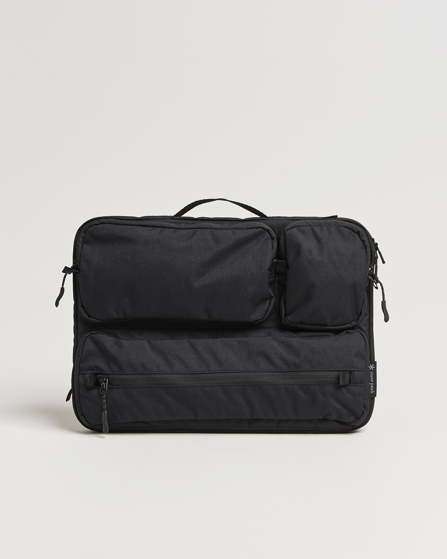 Hombres | Snow Peak Everyday Use Laptop Case Black | Snow Peak | Everyday Use Laptop Case Black