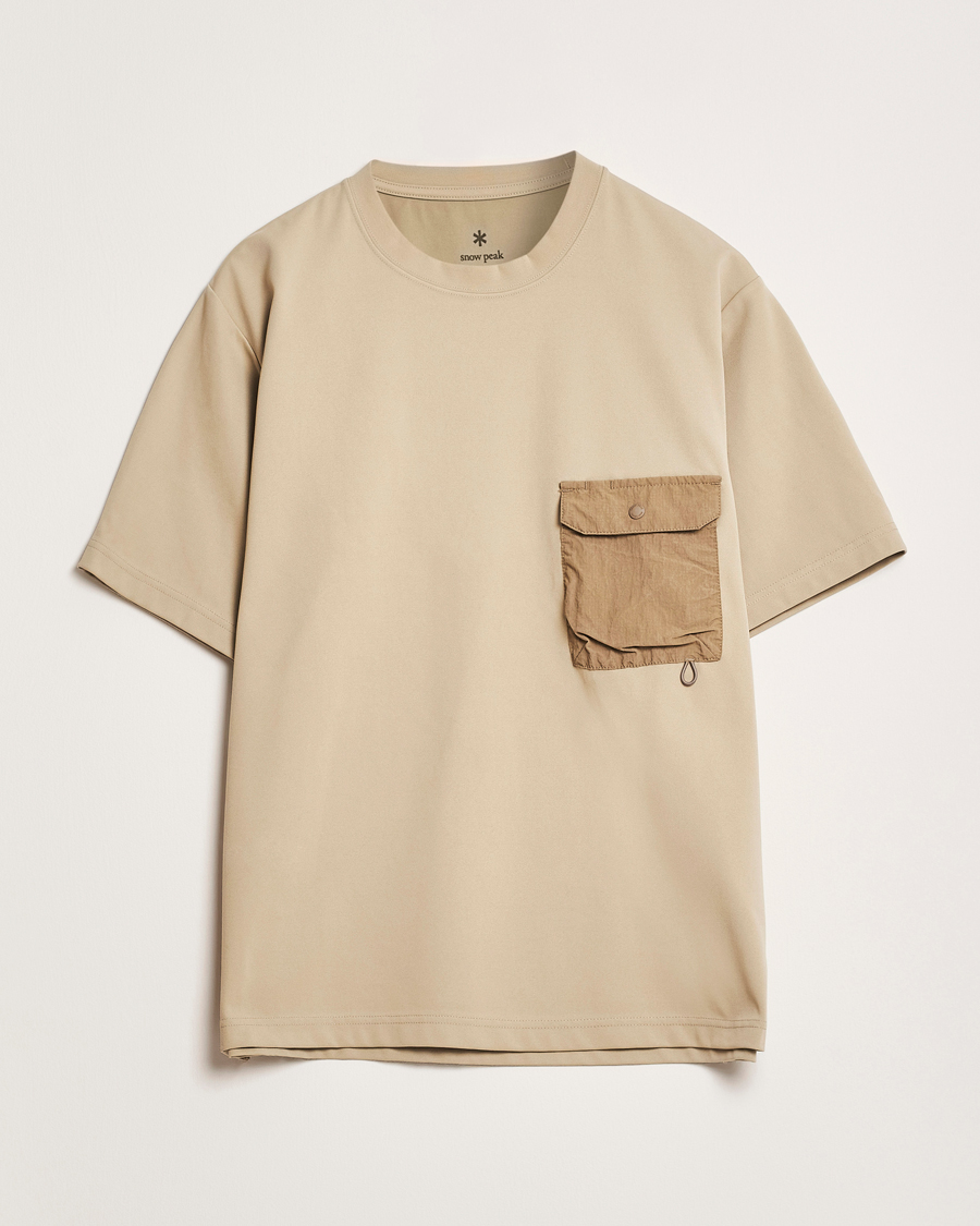 Hombres | Camisetas | Snow Peak | Insect Shield T-Shirt Beige