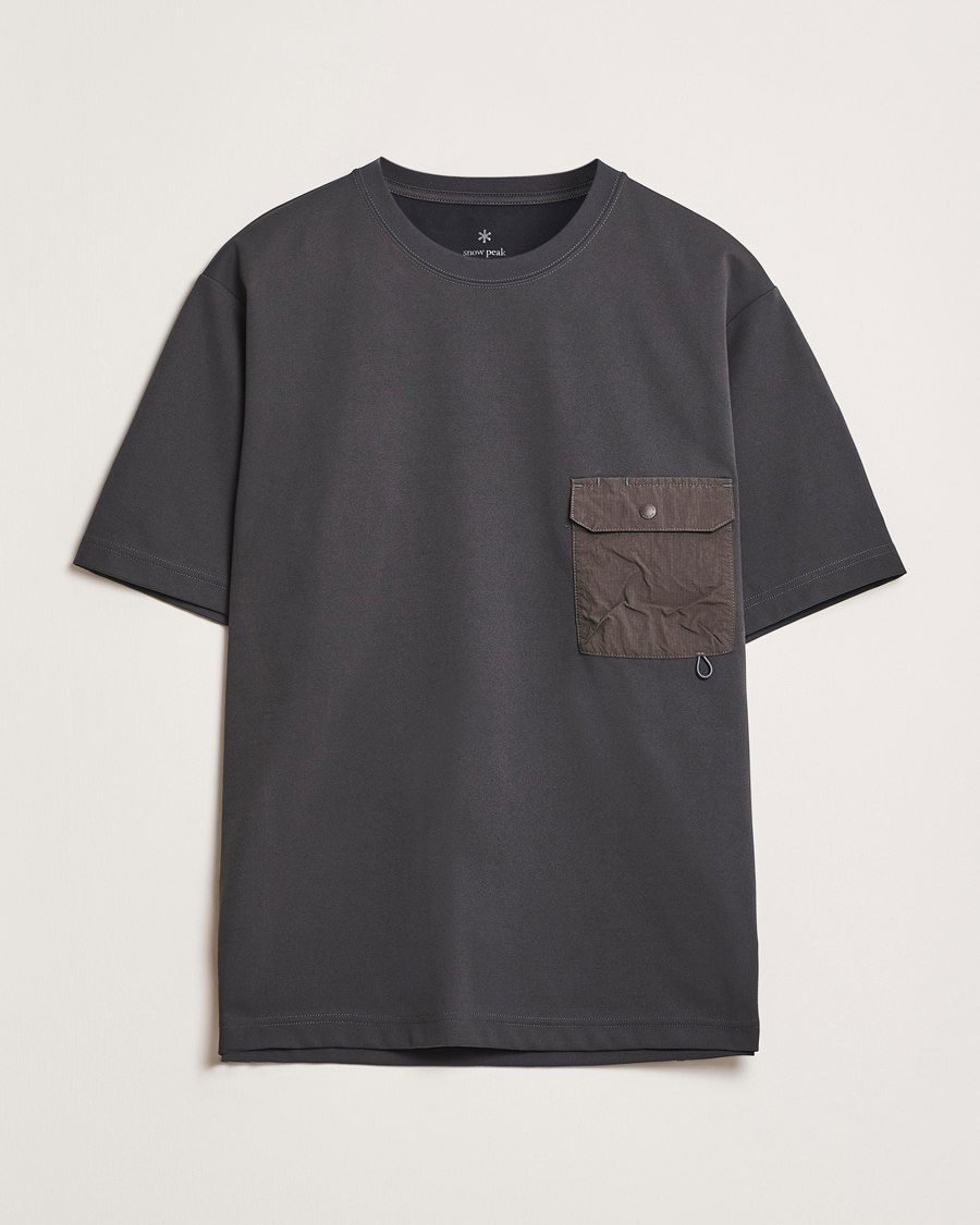 Hombres | Camisetas | Snow Peak | Insect Shield T-Shirt Charcoal