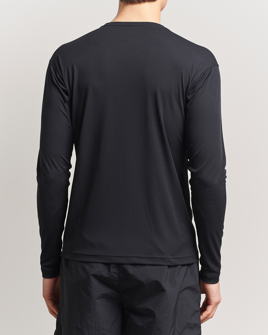 Hombres | Camisetas | Snow Peak | Power Dry Long Sleeve T-Shirt Black