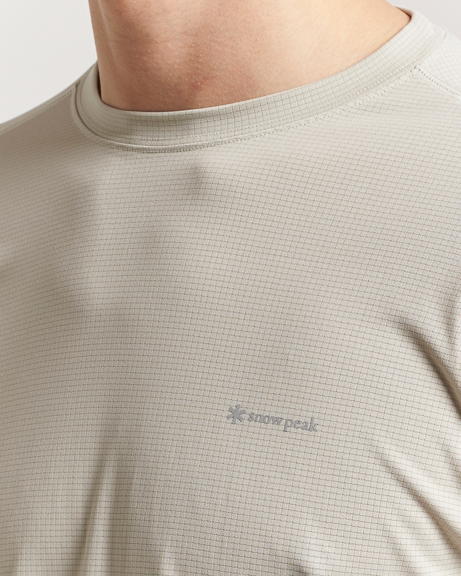 Hombres | Camisetas | Snow Peak | Power Dry Long Sleeve T-Shirt Ivory