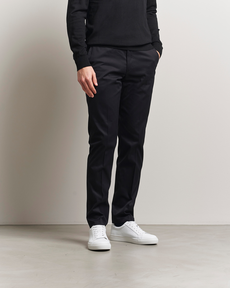 Hombres | Pantalones | Tiger of Sweden | Tenuta Cotton Chinos Black