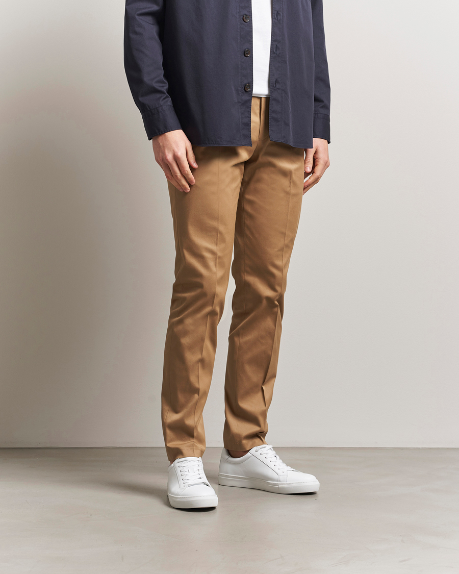 Hombres | Pantalones | Tiger of Sweden | Tenuta Cotton Chinos Beige