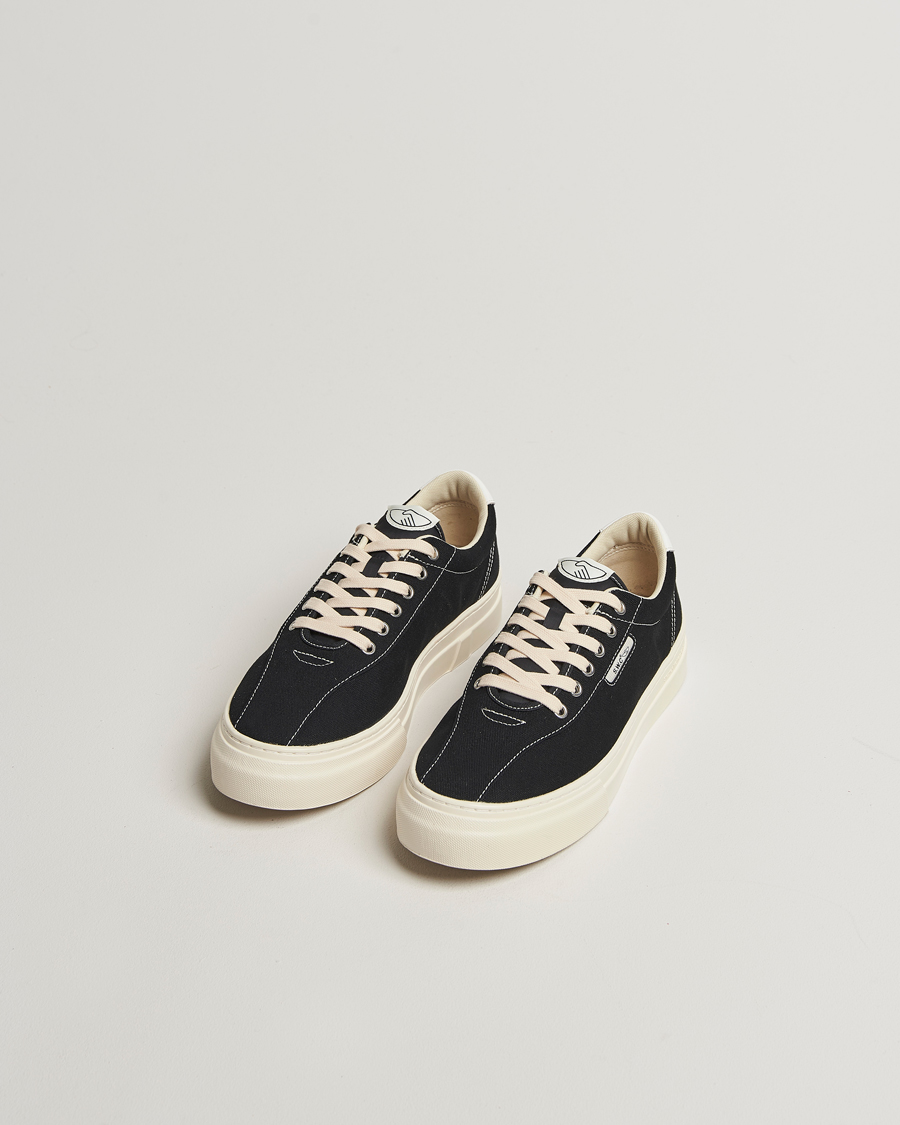 Hombres | Zapatillas | Stepney Workers Club | Dellow 02 Cupsole Canvas Sneaker Black