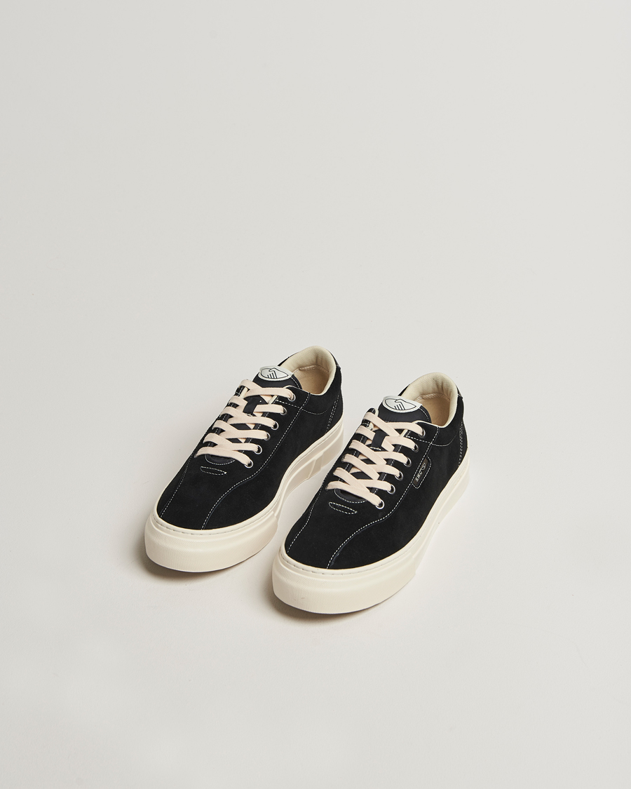 Hombres | Zapatillas | Stepney Workers Club | Dellow 02 Cupsole Suede Sneaker Black