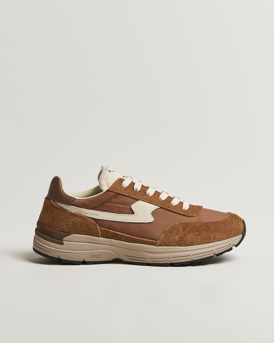 Hombres | Stepney Workers Club Osier S-Strike Suede Mix Runner Sneaker Brown | Stepney Workers Club | Osier S-Strike Suede Mix Runner Sneaker Brown